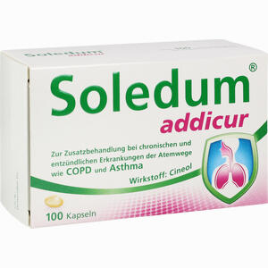 Soledum Addicur 200mg Magensaftresistente Weichkapseln  100 Stück - ab 29,04 €
