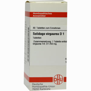 Solidago Virga D 1 Tabletten 80 Stück - ab 0,00 &euro;