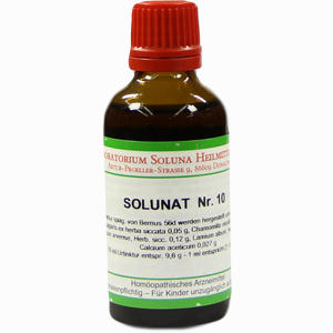 Solunat Nr.10 Tropfen 50 ml - ab 0,00 &euro;