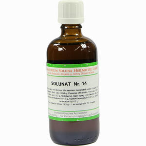 Solunat Nr. 14 Tropfen 100 ml - ab 0,00 €