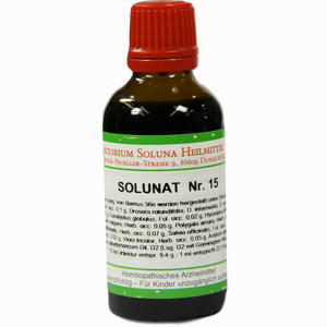 Solunat Nr. 15 Tropfen 50 ml - ab 0,00 &euro;