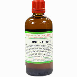 Solunat Nr. 17 Tropfen 100 ml - ab 0,00 €