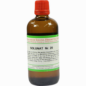 Solunat Nr. 20 Tropfen 100 ml - ab 0,00 &euro;