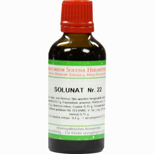 Solunat Nr. 22 Tropfen 50 ml - ab 0,00 &euro;