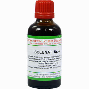 Solunat Nr. 4 Tropfen 50 ml - ab 0,00 &euro;