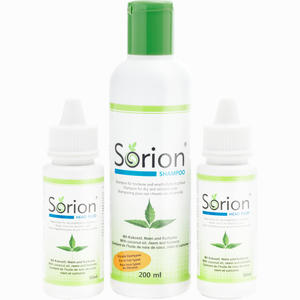 Sorion Shampoo & 2 X Sorion Head Fluid Haarspülung 1 Packung - ab 39,50 €