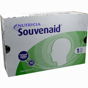 Souvenaid Erdbeergeschmack Fluid 6 x 4 x 125 ml - ab 0,00 €