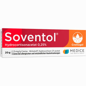 Soventol Hydrocortison Acetat 0.25% Creme 20 g - ab 4,68 €
