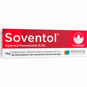 Soventol Hydrocortisonacetat 0.5% Creme 15 g
