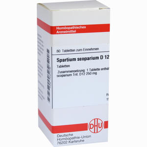 Spartium Scoparium D12 Tabletten 80 Stück - ab 9,75 €
