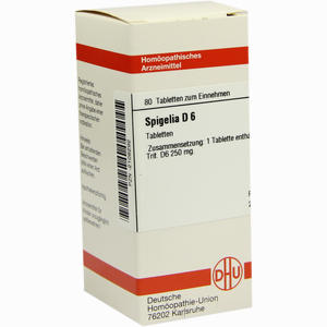 Spigelia D6 Tabletten 80 Stück - ab 8,01 €