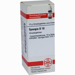 Spongia D10 Globuli 10 g - ab 7,13 €