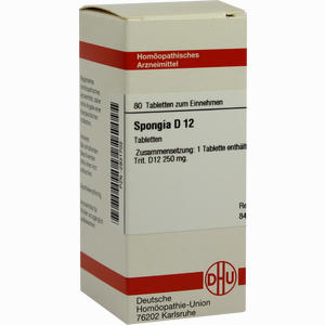 Spongia D12 Tabletten 80 Stück - ab 8,40 €