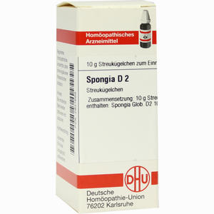 Spongia D2 Globuli 10 g - ab 7,51 €