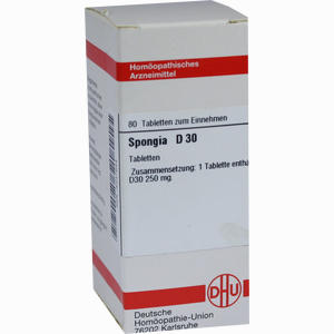Spongia D30 Tabletten 80 Stück - ab 8,94 €