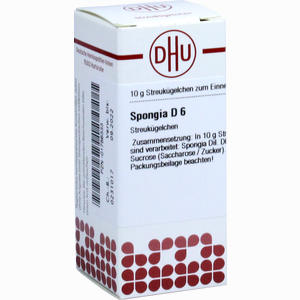 Spongia D6 Globuli DHU-Arzneimittel GmbH & Co. KG 10 g - ab 6,98 €
