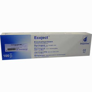Spritzen Einmal Luer Ecoject Sri  100 x 2 ml - ab 6,12 €