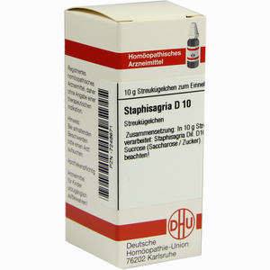 Staphisagria D10 Globuli 10 g - ab 0,00 &euro;