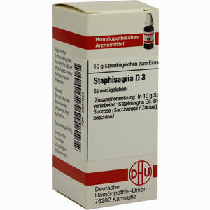 Staphisagria D3 Globuli 10 g - ab 7,08 €