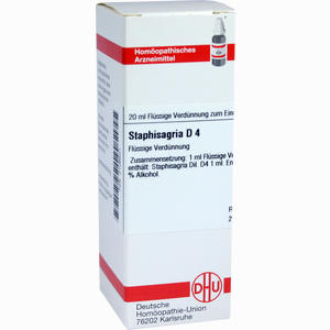 Staphisagria D4 Dilution 20 ml - ab 7,80 €