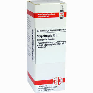 Staphisagria D6 Dilution 20 ml - ab 7,80 €