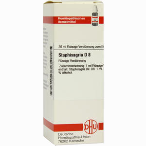 Staphisagria D8 Dilution 20 ml - ab 8,64 €