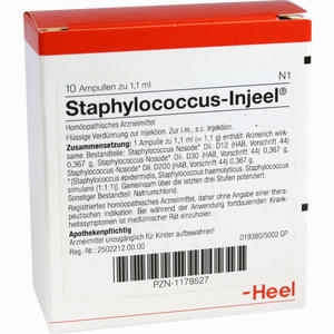 Staphylococcus- Injeel Ampullen  10 Stück - ab 18,93 €
