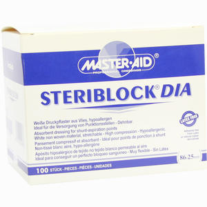 Steriblock 86x25mm Pflaster 100 Stück - ab 34,48 €