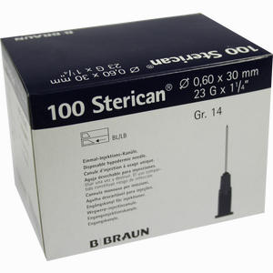 Sterican 0. 60x30 Blau Ll 100 Stück - ab 5,69 &euro;