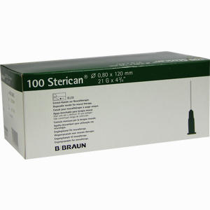 Sterican 21gx4 4/5 0.8x120 Kanüle Kanülen 100 Stück - ab 16,46 €