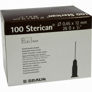 Sterican In26gx1/2 0. 45x12 100 Stück - ab 11,10 &euro;