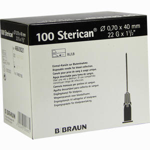 Sterican22gx1 1/2kan0. 7x40 100 Stück - ab 13,17 &euro;