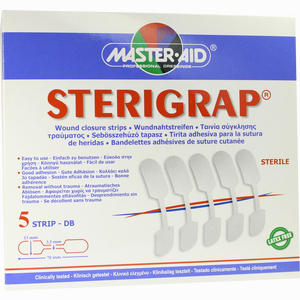 Sterigrap Wundnahtstreifen 70x13mm Pflaster 5 Stück - ab 0,00 &euro;
