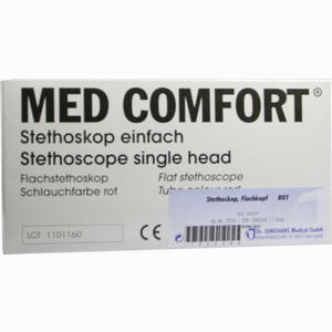 Stethoskop Flachkopf Rot  1 Stück - ab 13,28 €