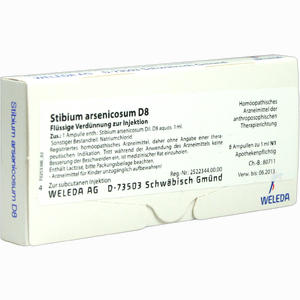 Stibium Arsenicosum D8 Ampullen 8 x 1 ml - ab 25,73 €