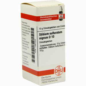 Stibium Sulfuratum Nigrum D10 Globuli 10 g - ab 7,87 €