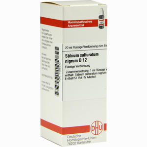 Stibium Sulfuratum Nigrum D12 Dilution 20 ml - ab 8,40 €