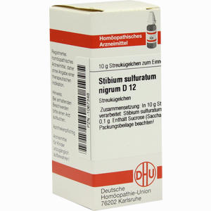 Stibium Sulfuratum Nigrum D12 Globuli 10 g - ab 7,13 €