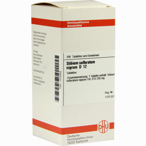 Stibium Sulfuratum Nigrum D12 Tabletten 200 Stück - ab 0,00 &euro;