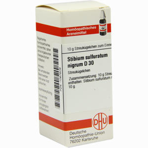 Stibium Sulfuratum Nigrum D30 Globuli 10 g - ab 7,41 €
