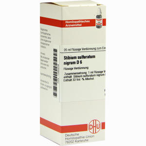 Stibium Sulfuratum Nigrum D6 Dilution 20 ml - ab 8,40 €
