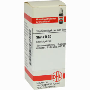 Sticta D30 Globuli 10 g - ab 7,96 €