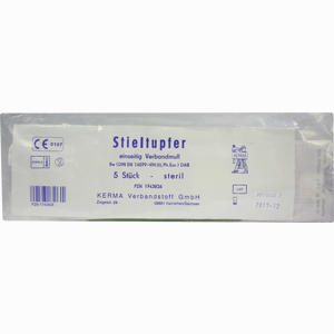 Stieltupfer Mull Einseitig Steril  5 Stück - ab 7,39 &euro;
