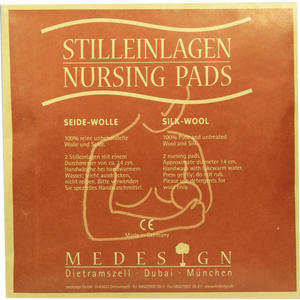 Stilleinlage Seide/Wolle 14cm 2 Stück - ab 3,33 €