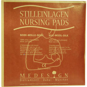 Stilleinlage Seide/Wolle/Seide 14cm 2 Stück - ab 4,21 €