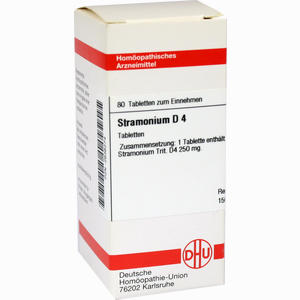 Stramonium D4 Tabletten 80 Stück - ab 0,00 &euro;