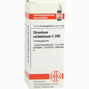 Strontium Carbonicum C200 Globuli 10 g - ab 15,59 €