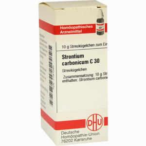 Strontium Carbonicum C30 Globuli 10 g - ab 8,40 €