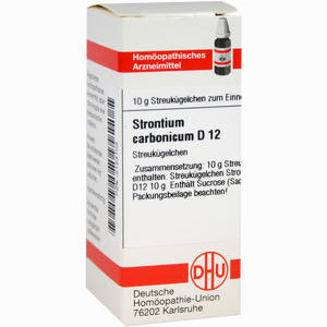 Strontium Carbonicum D12 Globuli 10 g - ab 7,71 €