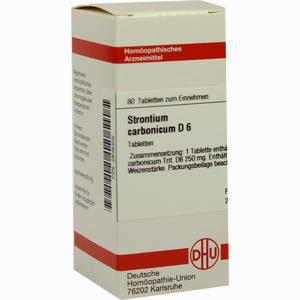 Strontium Carbonicum D6 Tabletten 80 Stück - ab 8,88 €